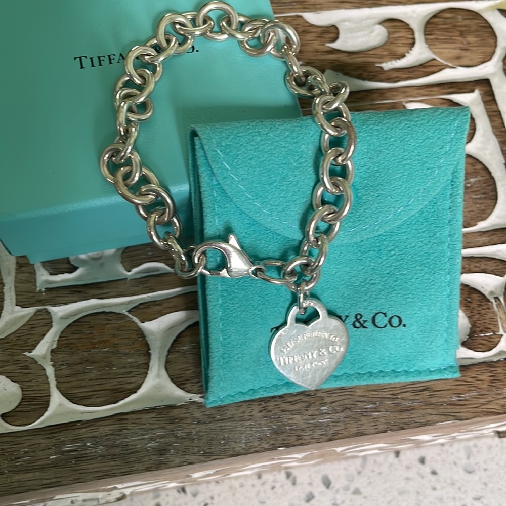 💙RTT Heart Tag Bracelet Sterling Silver excellent💙